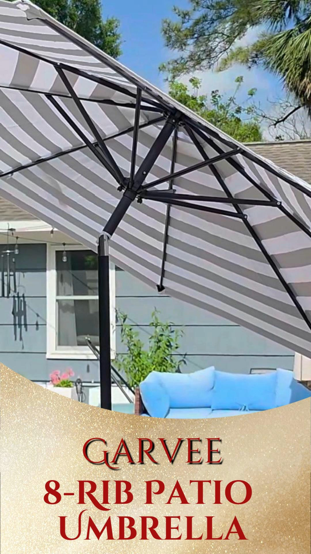The ultimate outdoor shade solution: The Garvee 9ft Patio Umbrella. Featuring 8 reinforced ribs for maximum wind resistance and a high-density polyester canopy for UPF 50+ protection. Perfect for Houston summers or coastal breezes. Stylish, durable, and functional for any deck or garden table. 🌿 🍹#Garvee #OutdoorStyle #PatioDecor #BackyardDesign #SummerVibes #HomeFinds #LTKhomeTap the product tags to shop this umbrella and more of my outdoor favorites!

#LTKHome #LTKSeasonal
