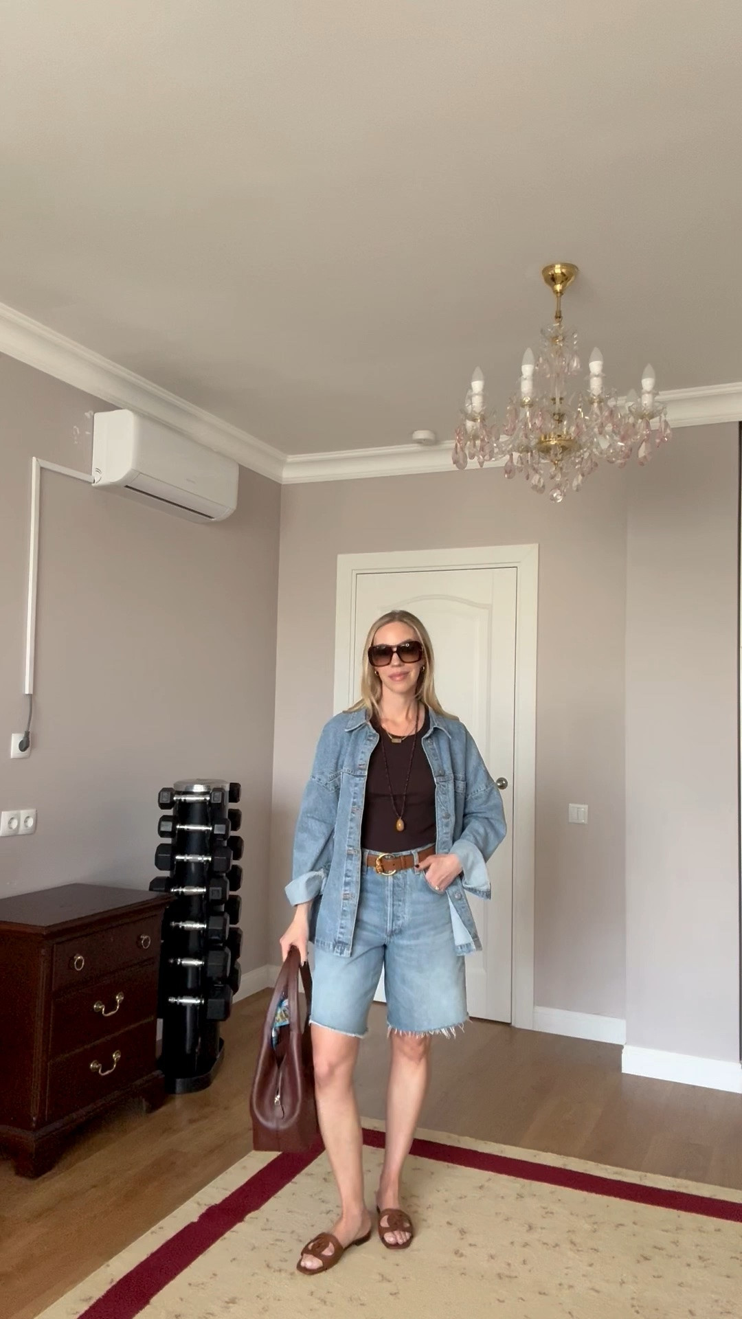 Denim on denim summer outfit, all denim outfit, denim bermuda shorts, denim shirt, casual outfit for summer 2026

#LTKgrwm #LTKSeasonal #LTKOver40