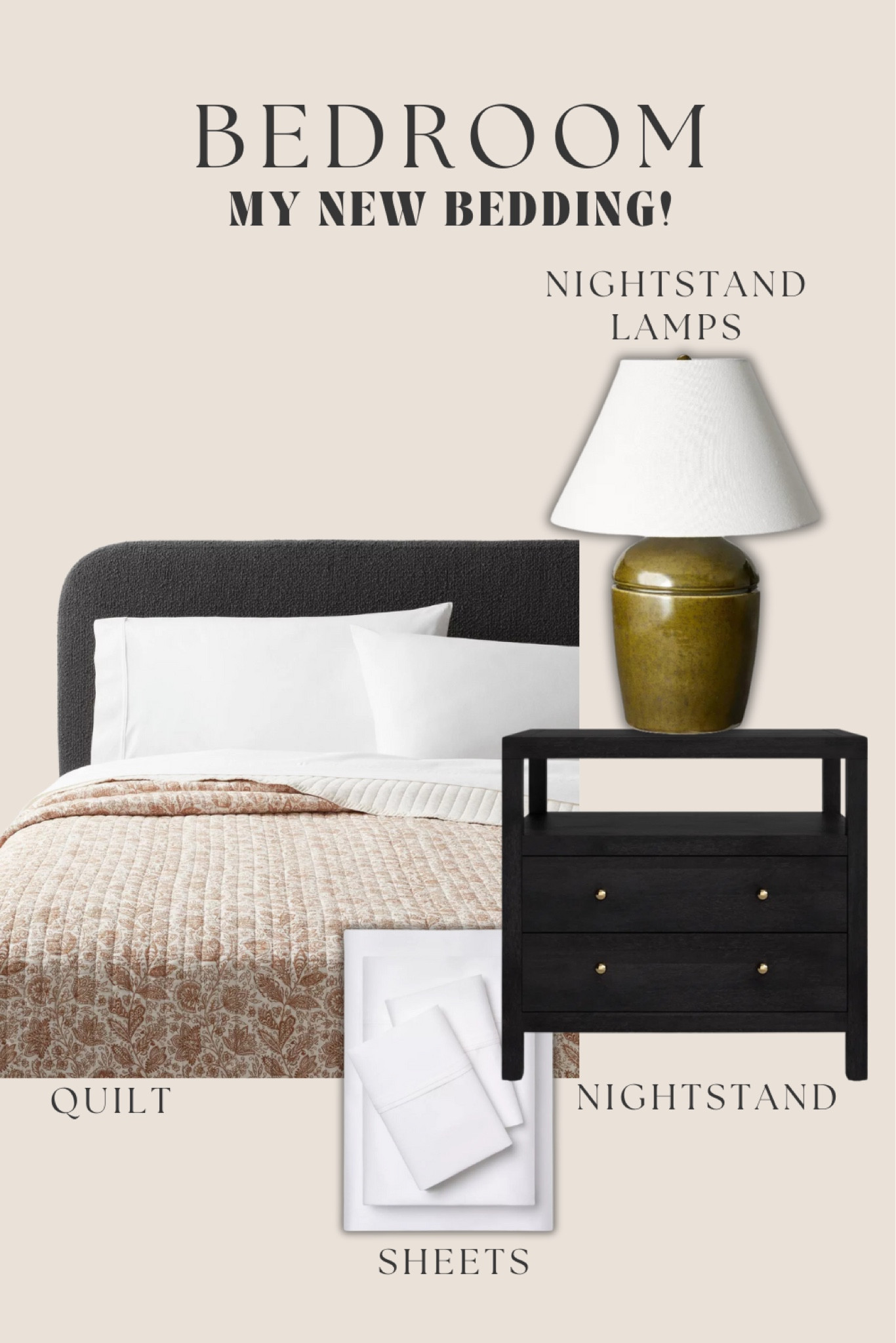 I’ve been working on updating my #bedding and bedroom design. I just got this beautiful quilt from #target and I’m obsessed! I’m also eying this gorgeous green lamps and black nightstands to pull the whole design together! The quilt is so affordable and perfectly lightweight. 

#bedding #targetbedding #bedroom #bedroomdesign #bedroomdecor #targethome 

#LTKU #LTKHome #LTKStyleTip