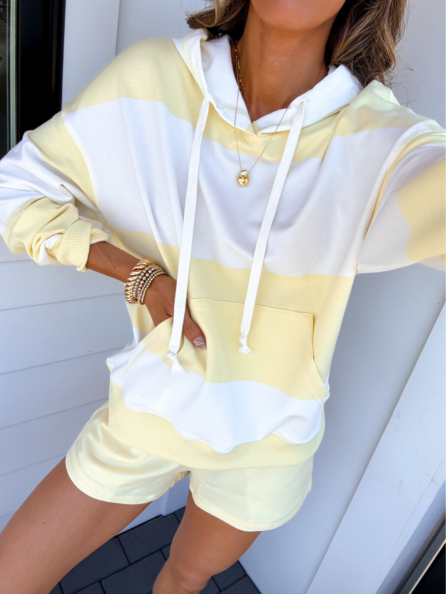 Wearing a small two piece set 

#LTKfitnessgoals #LTKdayinmylife #LTKgrwm