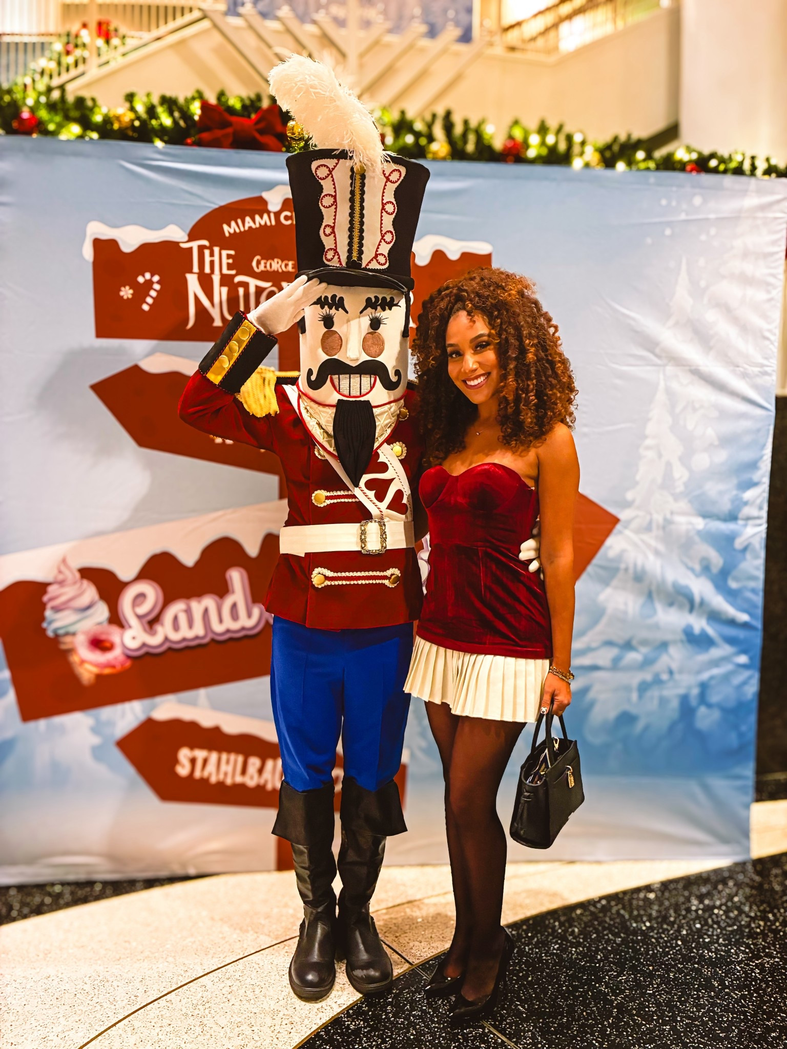 Holiday nights call for a little velvet ✨

Wore this wine red strapless mini dress to the Nutcracker Ballet in Miami, and it felt made for the season. The plush velvet, sweetheart neckline, and bustier fit give it that elevated holiday feel, while the flared skirt keeps it playful and classic. Perfect for dressing up for the ballet, a holiday party, or a festive girls’ night out 🎄🩰

I’m wearing a size small.
Shop this dress and similar holiday styles via my LTK 🤍

#ShopLTK #HolidayOutfit #VelvetDress #BalletStyle #HolidayLooks #GirlsNightOut #FestiveFashion #MiamiStyle #LTKHoliday

#LTKSeasonal #LTKootd #LTKHoliday