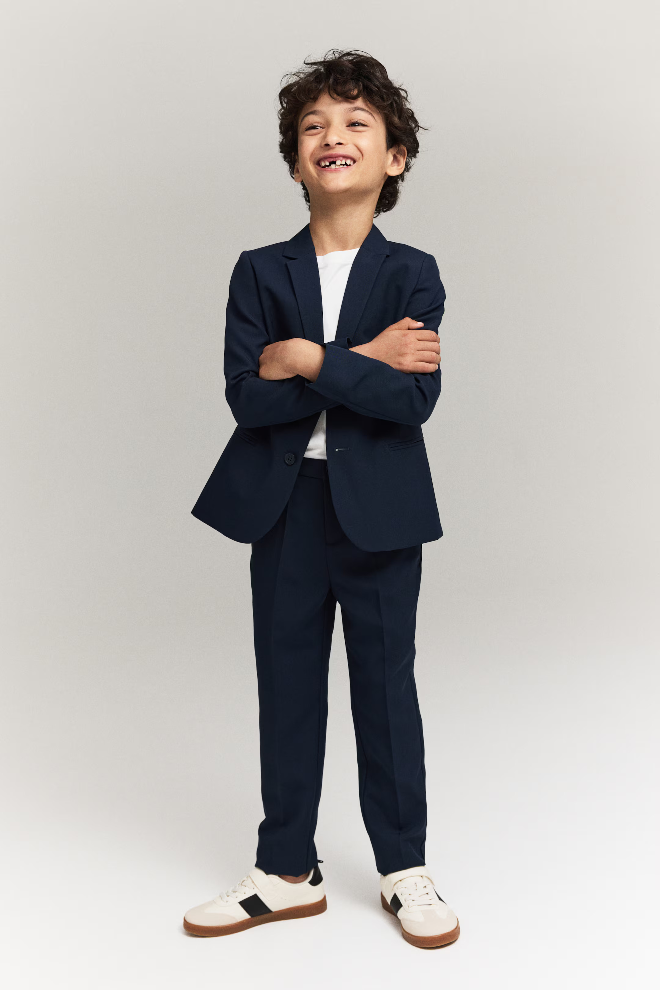 Suit Pants - Navy blue - Kids | H&M US | H&M (US + CA)