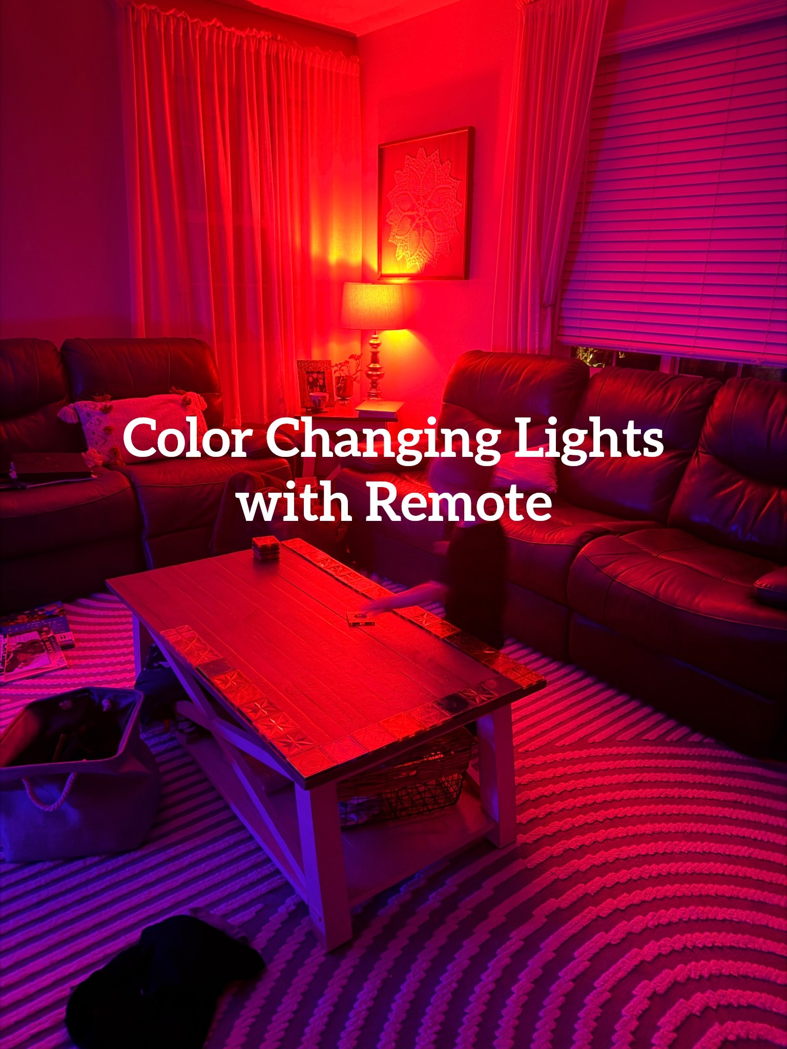 Our favorite color changing lightbulbs with a remote. I have several lights with color changing bulbs in our house. It’s not “red light therapy” but it does cut down on the bright synthetic lights when I need to see in the early morning or at night. 

I feel like it helps my early risers lay down and get more rest. I also love allowing the natural light in the morning to slowly adjust our living space. 



#LTKselfcare #LTKmomlife #LTKmorningroutine