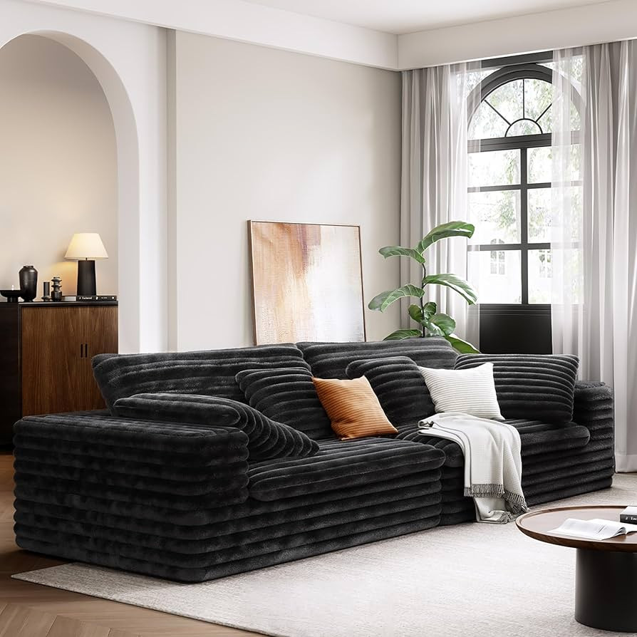 LIKIMIO 112" Modern Modular Sectional Sofa Couch for Living Room, Oversized Love Seat Couches wit... | Amazon (US)