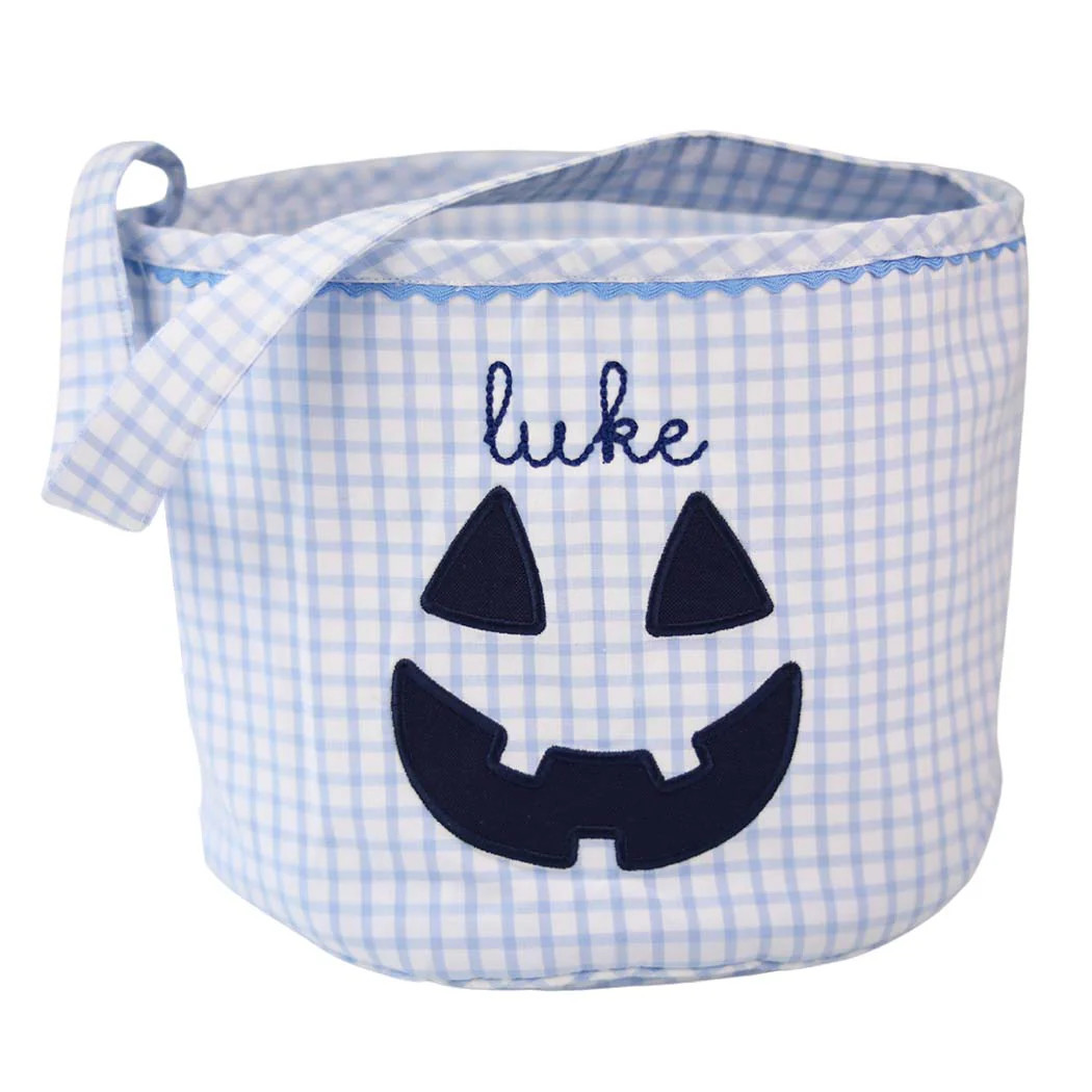 Blue Boo-Tastic Jack-O-Lantern Buckets | The Bella Bean