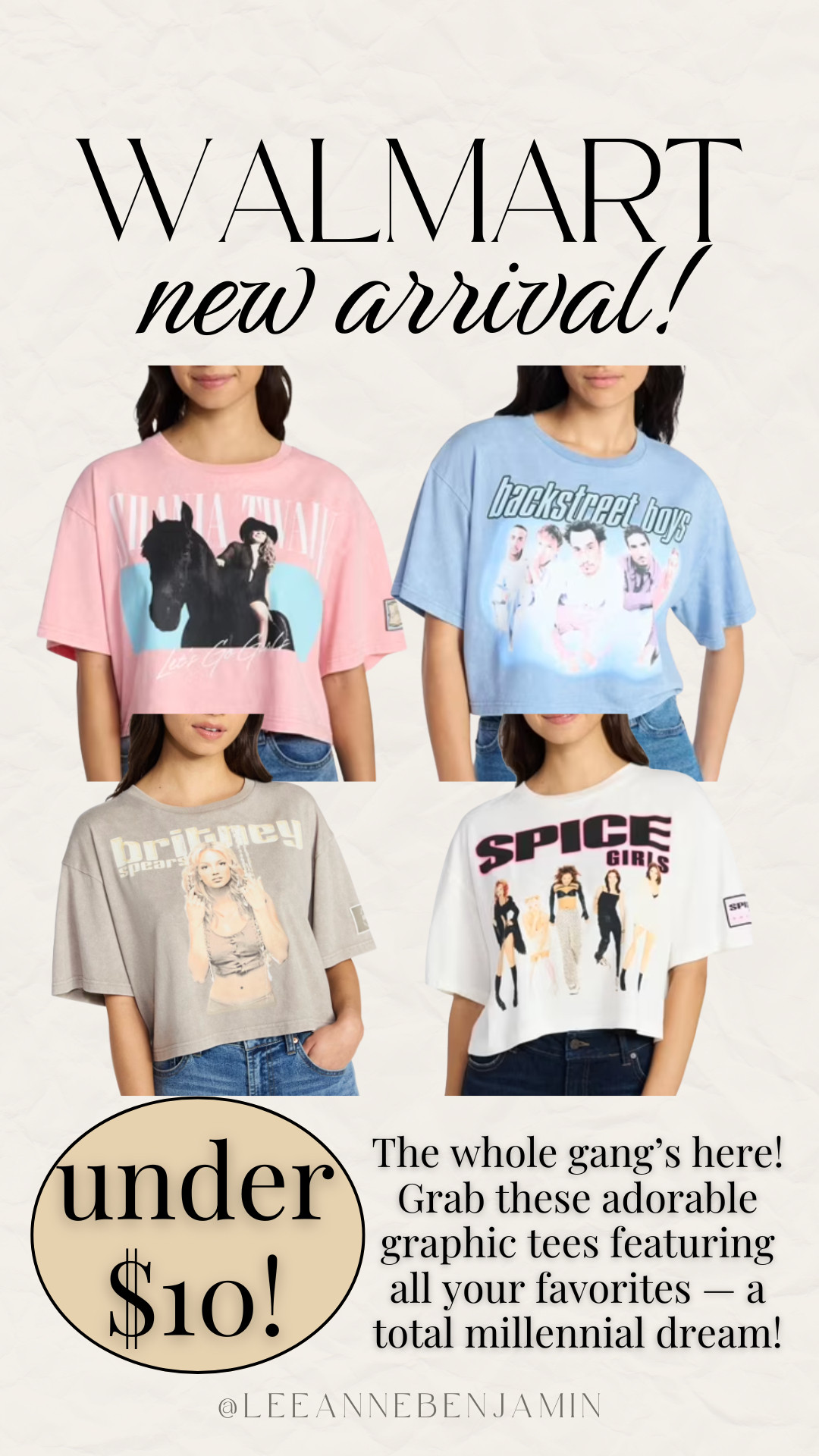 Under $10 on these adorable graphic tees featuring all your favorites - a total millennial dream!  

 #LTKFestival #LTKootd #LTKSaleAlert