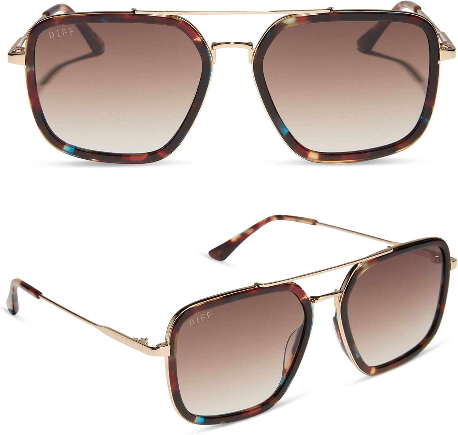 DIFF Jordan Designer Navigator Sunglasses for Women | 100% UVA/UVB Protection | Amazon (US)