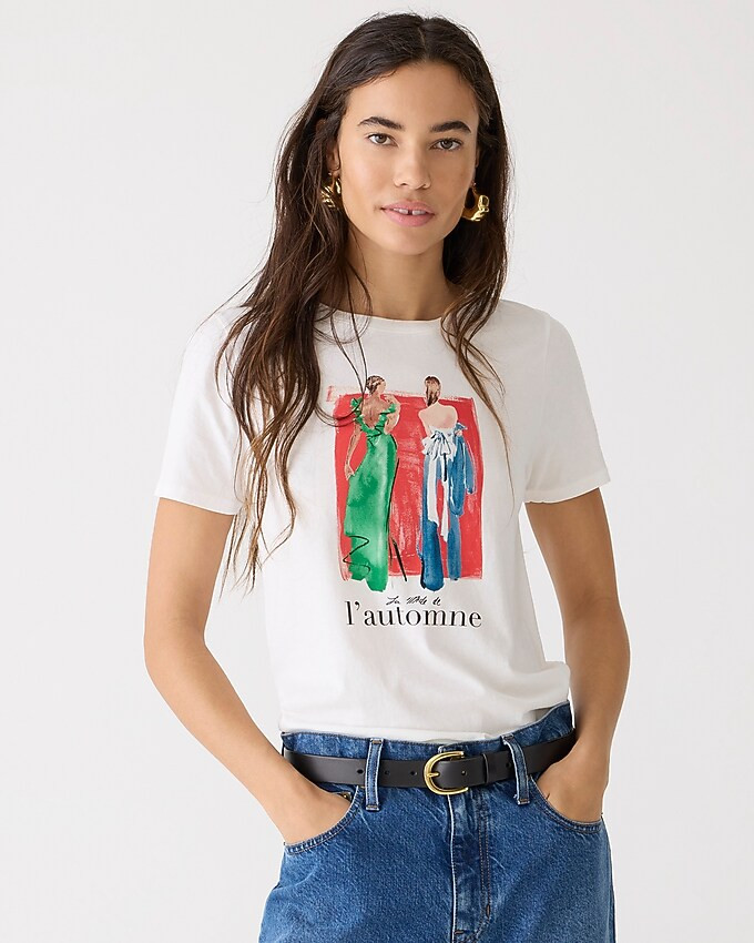 Classic-fit l'automne graphic T-shirt | J. Crew US