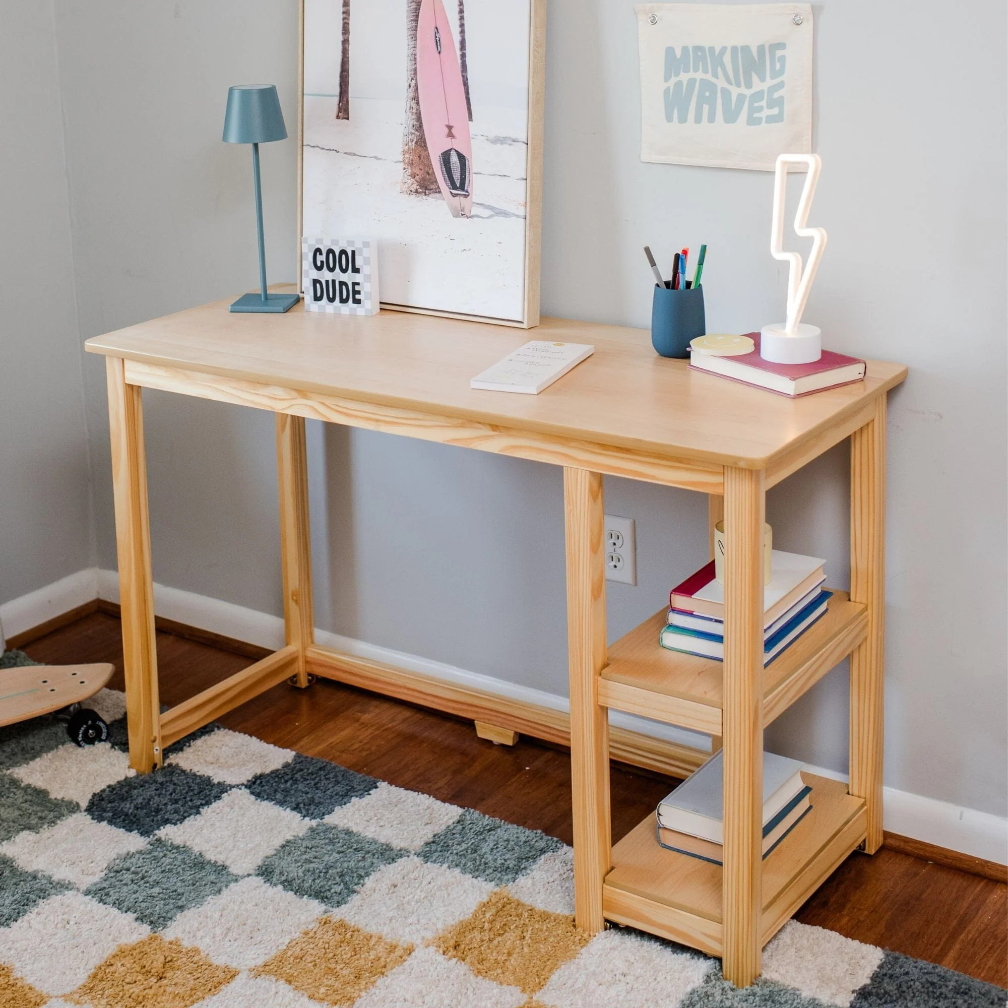 Desk with Shelves | max & lily