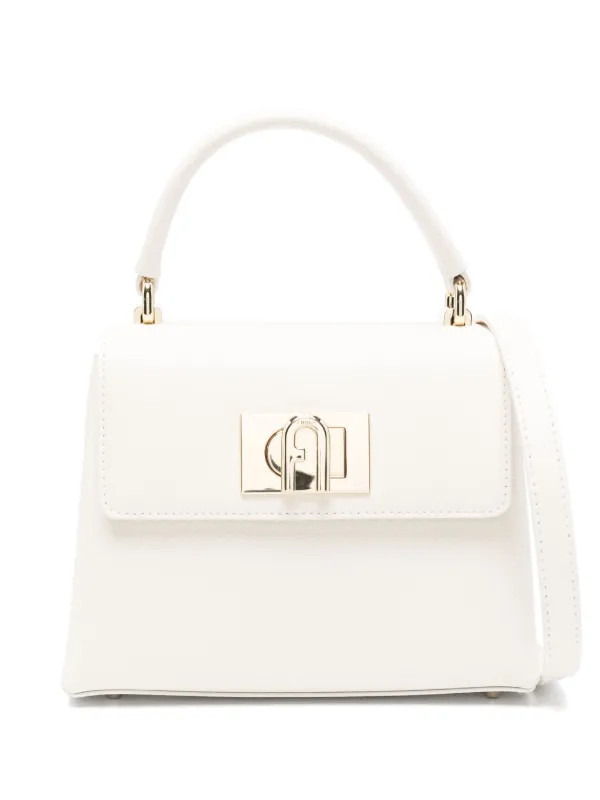 Furla Mini 1927 Tote Bag | White | FARFETCH UK | Farfetch Global