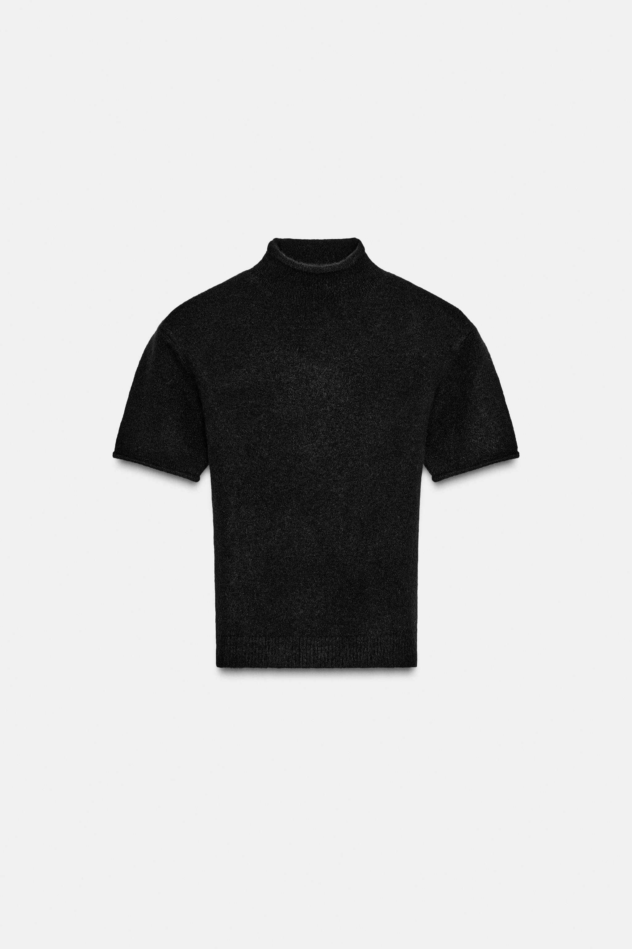 SOFT KNIT SHORT SLEEVE JUMPER | Zara UK
