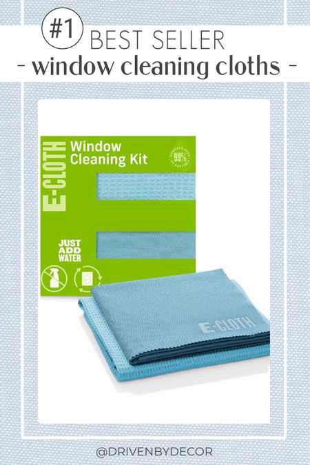 Get ready for spring cleaning! These cloths are fabulous for cleaning your windows! They work with water alone but I use white vinegar. 

Amazon find

#LTKhome #LTKfindsunder50