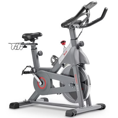 Magnetic Exercise Bike for Home, Indoor Cycling Bike with Dumbbell Holder - Sunny Health and Fitness | Target