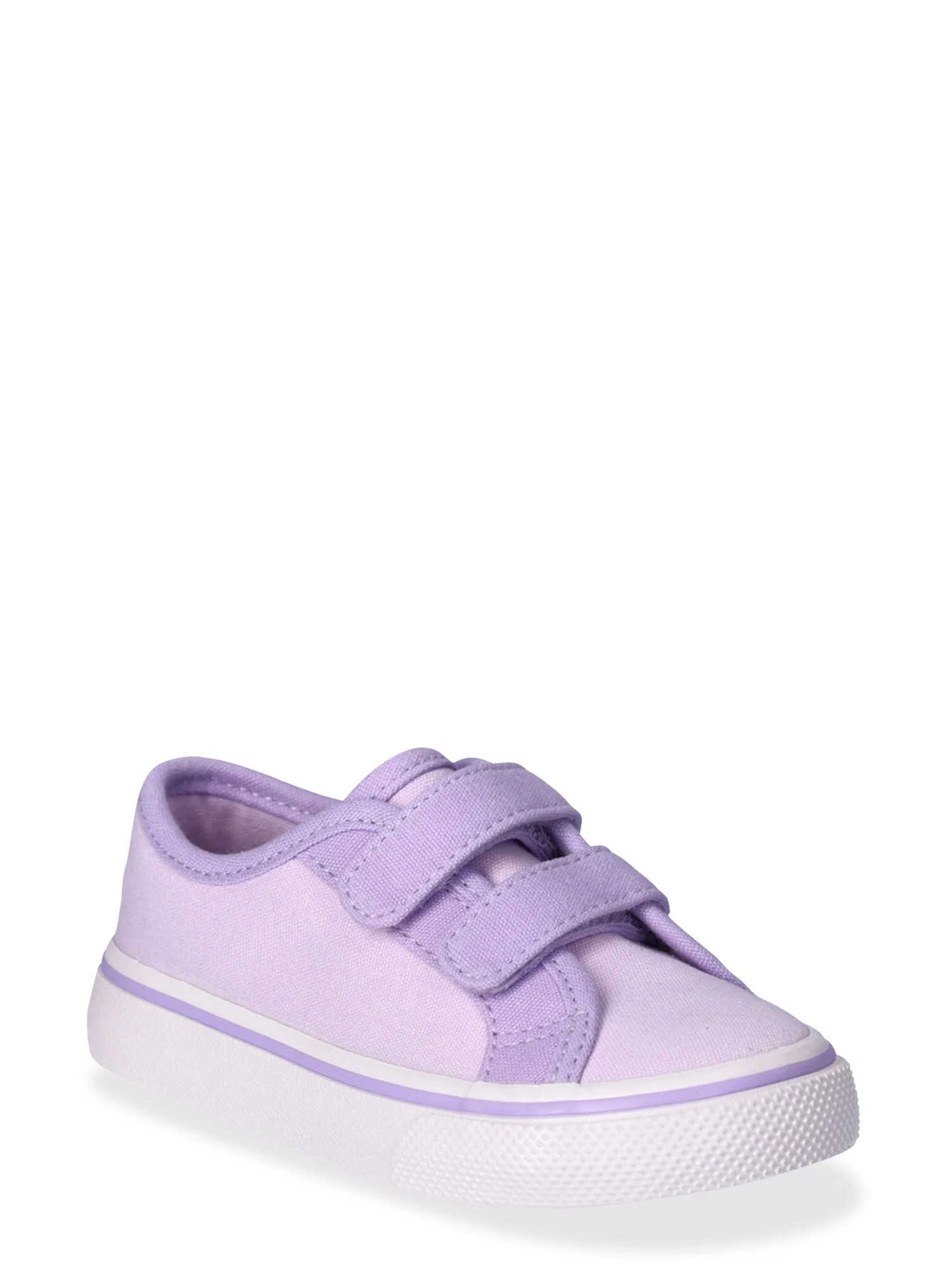 Wonder Nation Toddler Girl Casual Canvas Skate Sneaker, Sizes 5-12 - Walmart.com | Walmart (US)