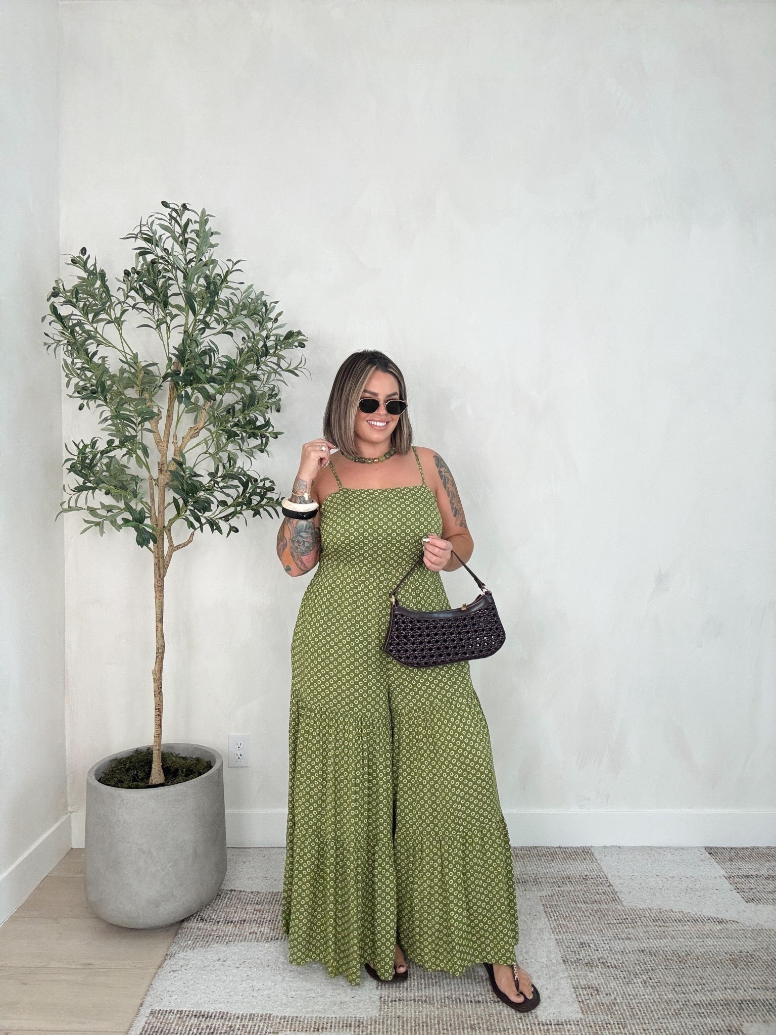 I got this jumpsuit in 2 prints it’s so cute ! Doing a size L 
Can’t do a bra so wearing it with my cakes linked below as well. 
