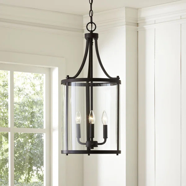 Aadhya 3 - Light Lantern Cylinder Chandelier | Wayfair North America
