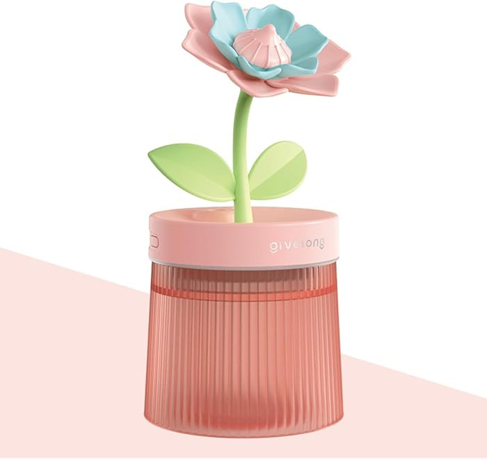 Cute Mini Humidifier 320mL Cool Mist Humidifie mute with 2 Mist Modes,for Home/Nursery/Office,Por... | Amazon (US)