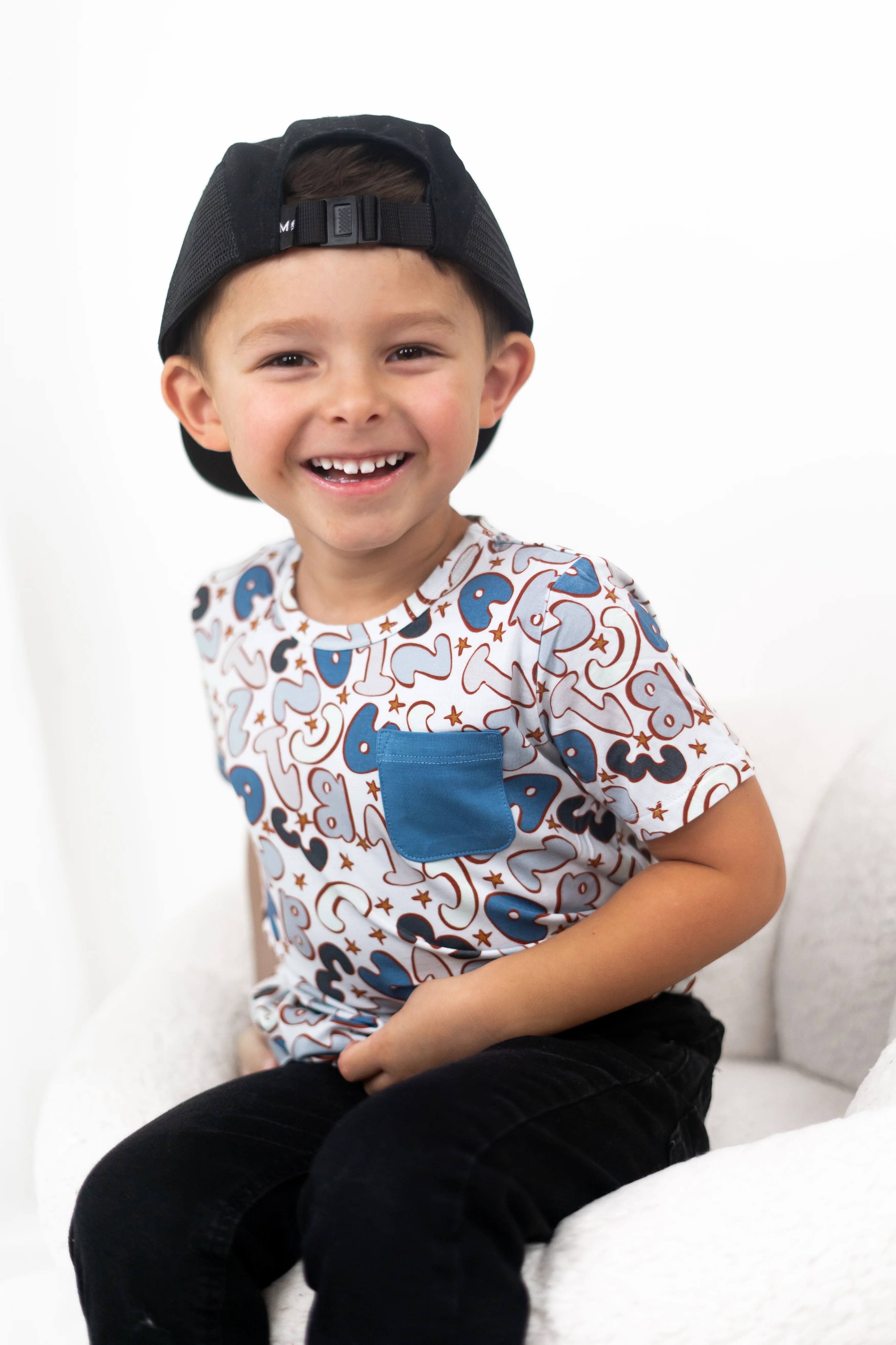 ABC123 DREAM POCKET TEE | Dream Big Little Co.