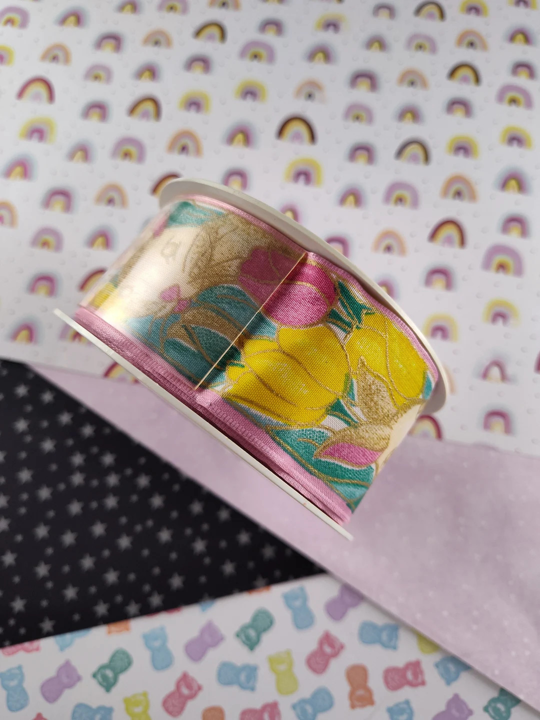 Vintage Sopp America, Inc. Easter Wired Fabric Tying Ribbon 10 Yd, Unused - Etsy | Etsy (US)