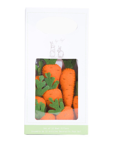 Wool 12pc Carrot Bowl Fillers Set | TJ Maxx