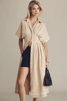 The Tobie Shirt Dress by Exquise | Anthropologie (US)