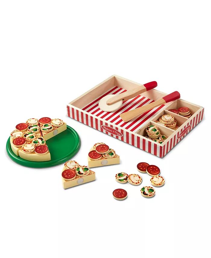 Melissa and Doug Pizza Party Play Food Set & Reviews - All Toys - Macy's | Macys (US)