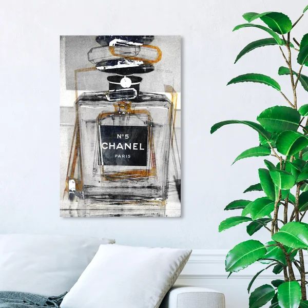 Fashion and Glam Infinite Glam Gold, Glam Gray - Graphic Art on Canvas | Wayfair North America