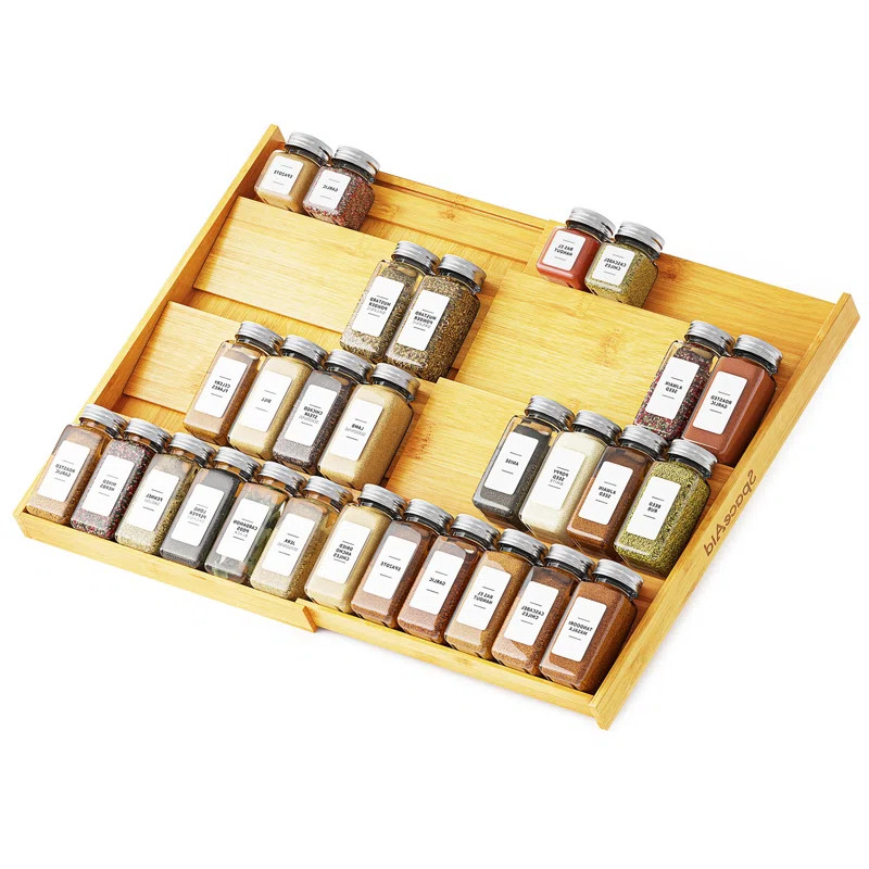 Bamboo Spice Drawer Organizer | Wayfair North America