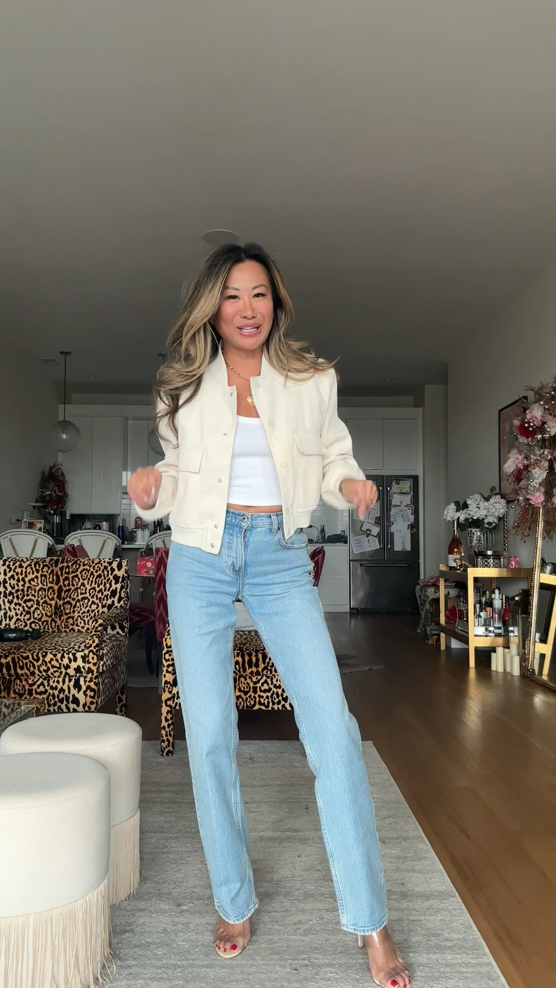 Amazon jacket on sale, 25% off my favorite Abercrombie denim. Mid rise straight 90s denim size 26 TTS and medium wash. Favorite tank 25% off size small  

#LTKSaleAlert #LTKStyleTip #LTKFindsUnder100