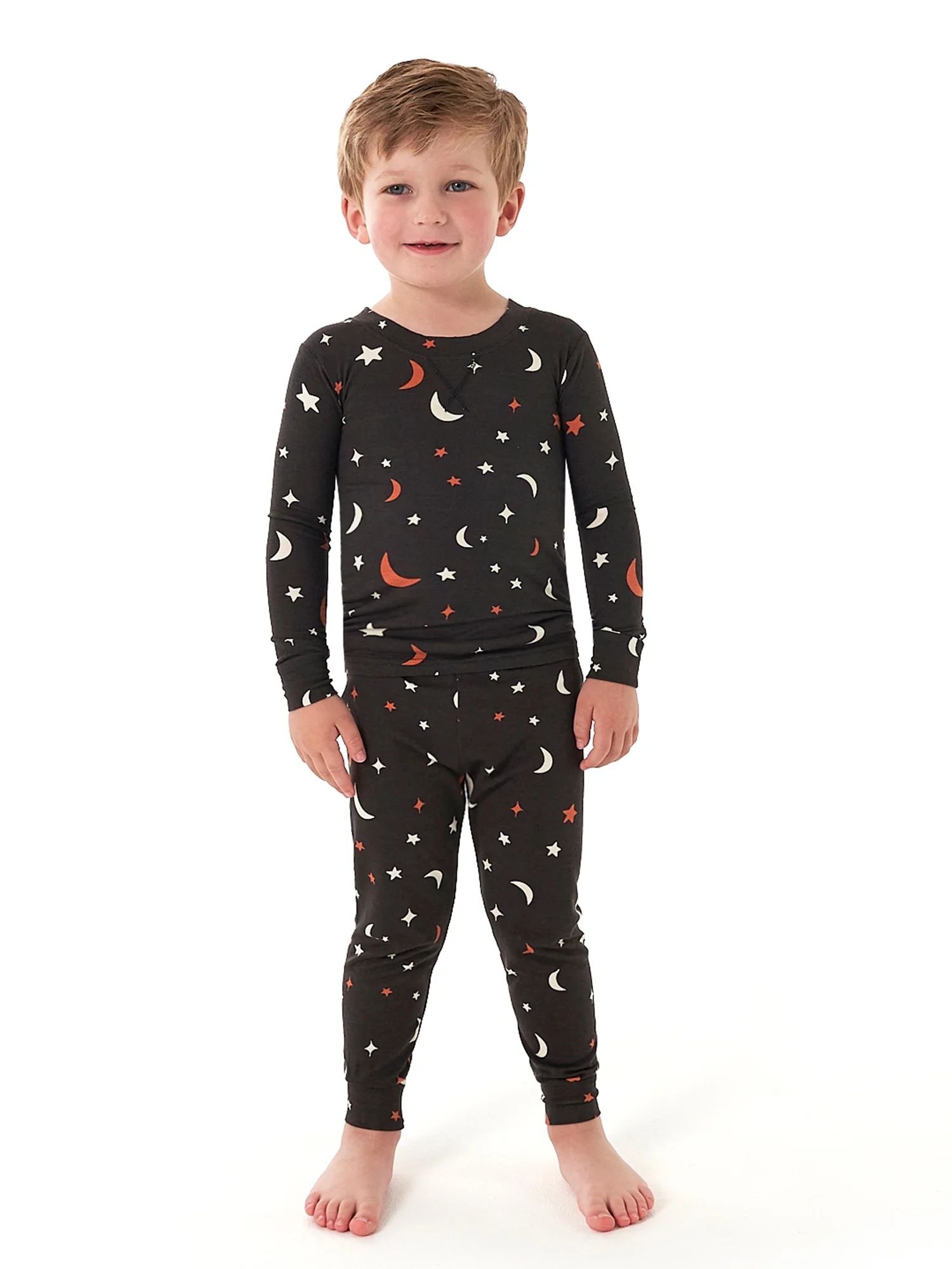 Modern Moments by Gerber Toddler Neutral Halloween Pajama Set, 2-Piece, Sizes 12M-5T | Walmart (US)