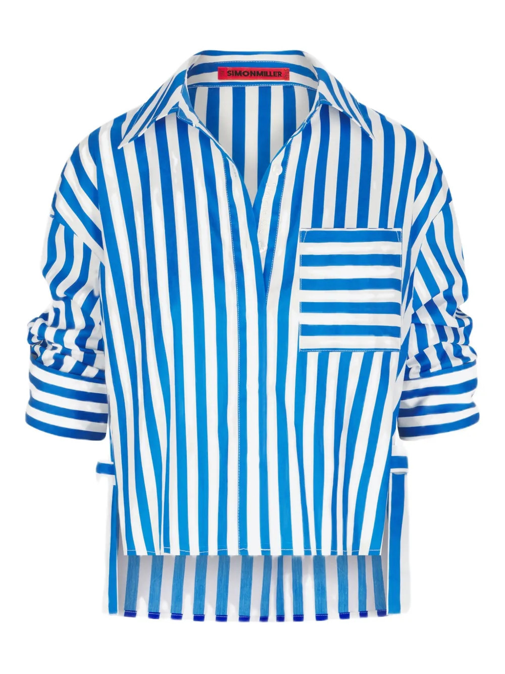 Simon Miller Ayre poplin shirt - Blue | Farfetch Global