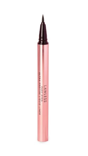 Lawless Women's Easy Eyes Ultra Precise Liquid Liner, Caviar, 0.011 Fl Oz | Amazon (US)