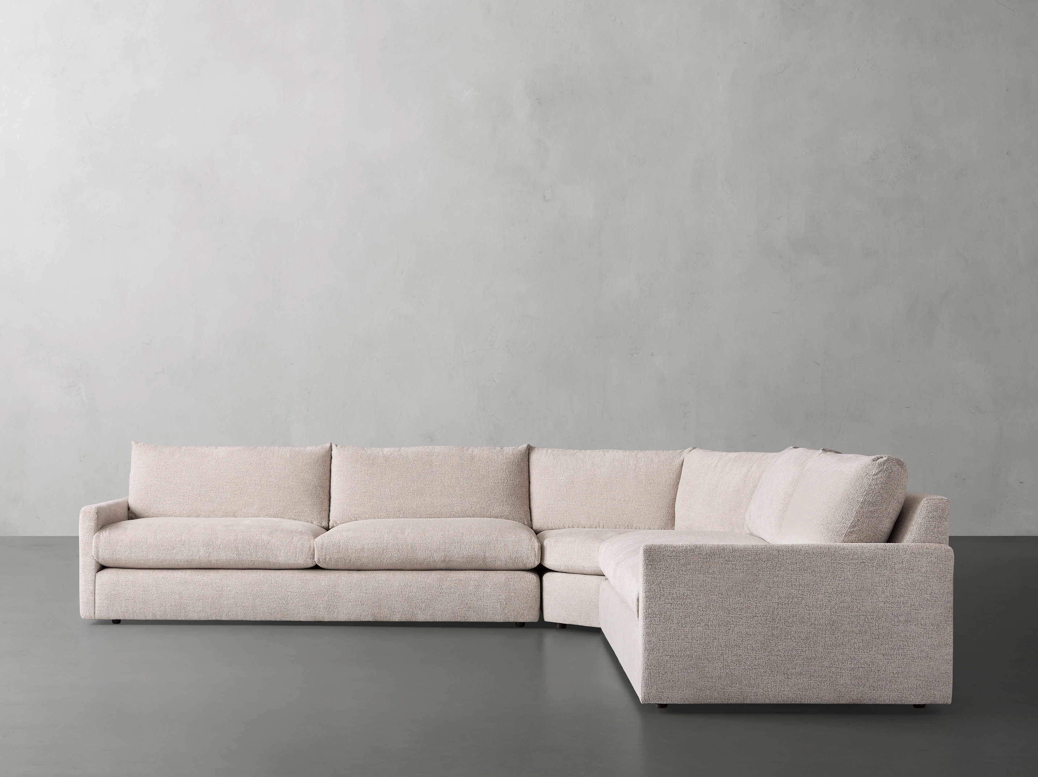 Kipton Three Piece Wedge Sectional | Arhaus