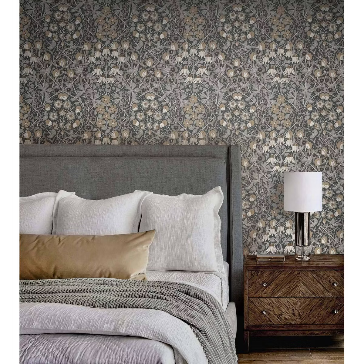 NextWall Tulip Garden Peel and Stick Wallpaper: Vintage Floral, Repositionable, Washable, Self-Ad... | Target