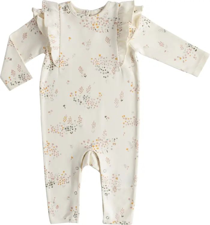 Flower Patch Organic Cotton Romper | Nordstrom