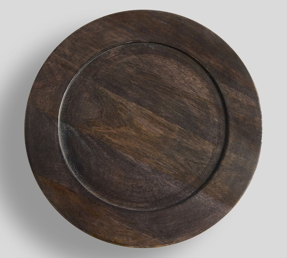 Vail Wood Charger Plate | Pottery Barn (US)