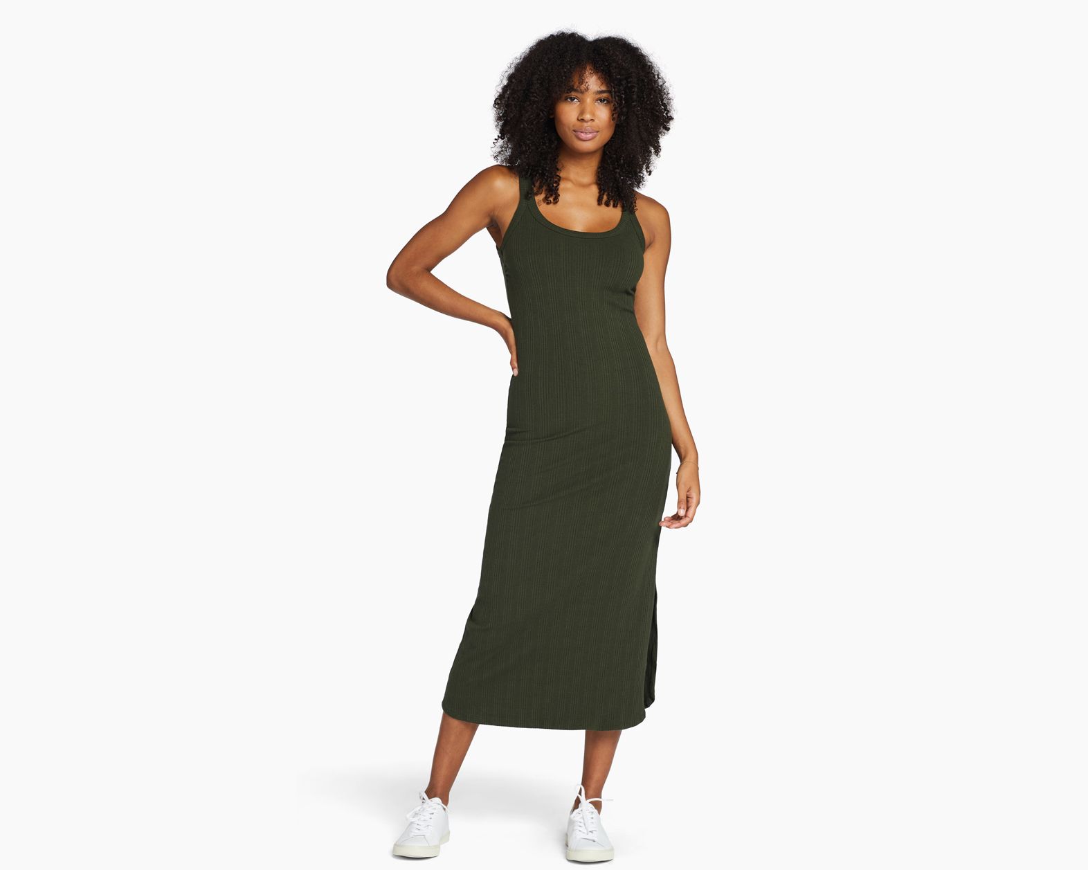 West Organic Rib Tank Dress | Vitamin A Swim