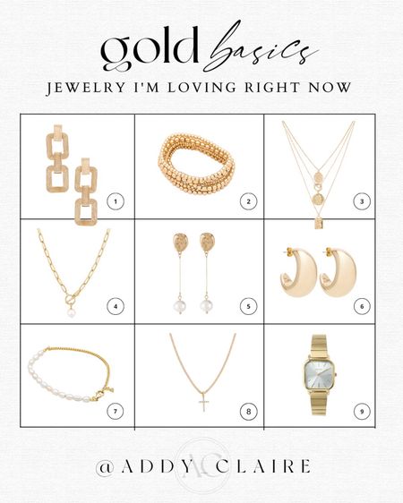 Gold jewelry basics I’m loving right now🤍

#LTKsalealert #LTKGiftGuide #LTKSeasonal