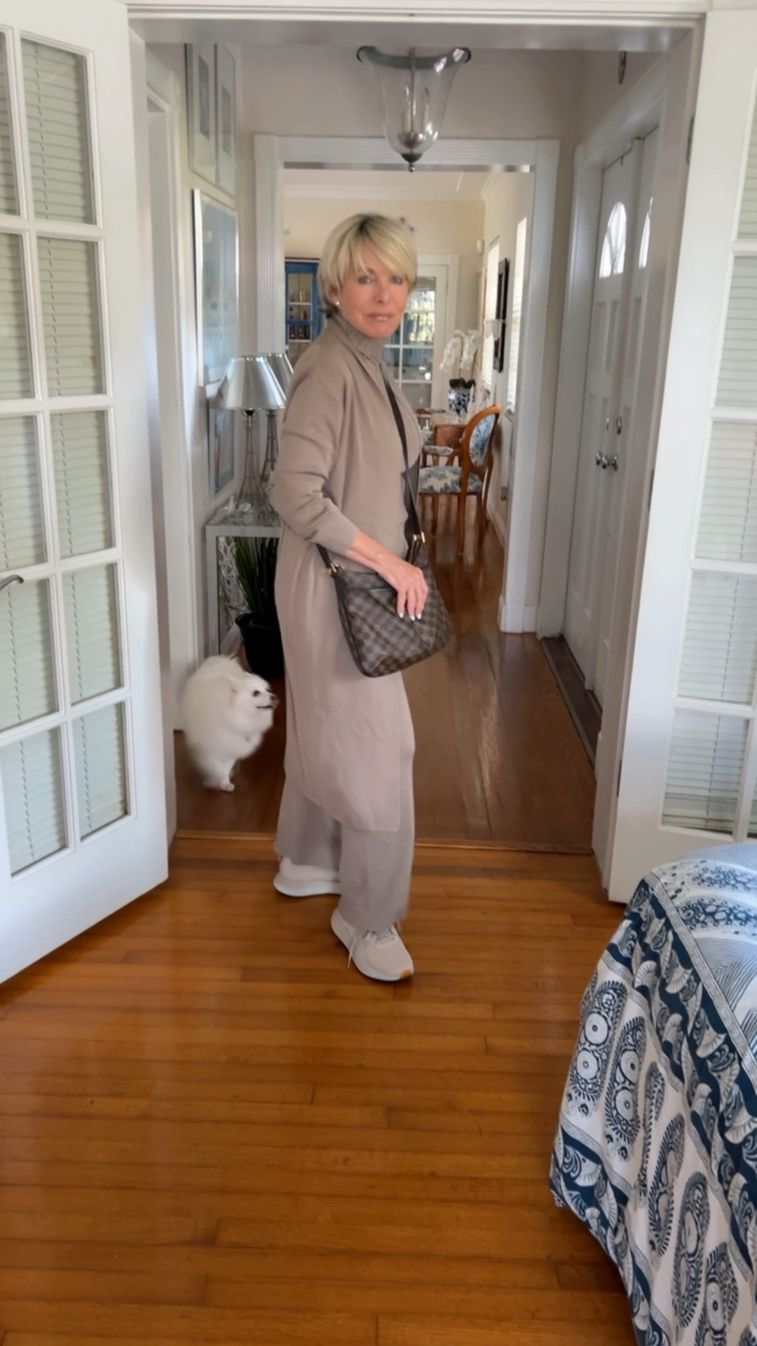 Cozy and stylish 3-piece lounge set, perfect for staying warm on the go! Made from soft knit fabric, it features a relaxed-fit sweater with dropped shoulders and a crewneck, plus high-waisted wide-leg pants with an elastic waistband. Your go-to outfit for comfort, whether at home or traveling! #CozyTravel #Loungewear #EffortlessStyle

#LTKFindsUnder50 #LTKTravel #LTKOver40