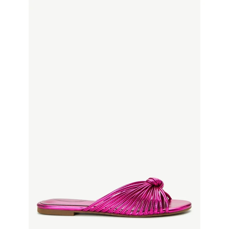 Scoop Women's Strappy Knot Slide Sandals | Walmart (US)