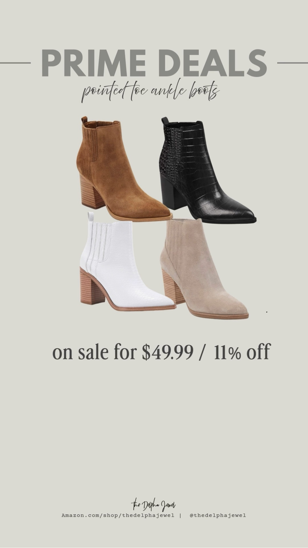 These boots go with any style pants - wide leg, bootcut, straight leg. So many color options. On sale $49.99 / 11% off

#LTKootd #LTKSaleAlert #LTKOver40