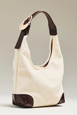 The Love Knot Slouchy Bag: Mini Canvas Buckle Edition | Anthropologie (US)