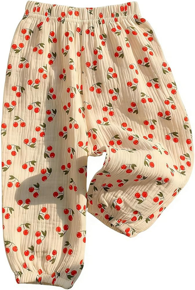 Toddler Girls Long Harem Pants Cotton Linen Baby Baggy Trousers Bloomers 2-7T | Amazon (US)
