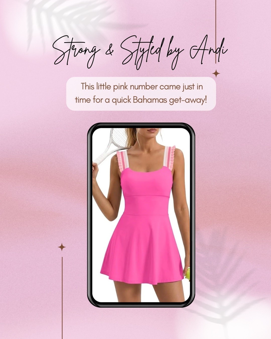A little pink for the Bahamas💕🌴 this Tennis dress is perfect for vacation – cute, comfortable, and so easy to wear!

#LTKTravel #LTKActive #LTKootd