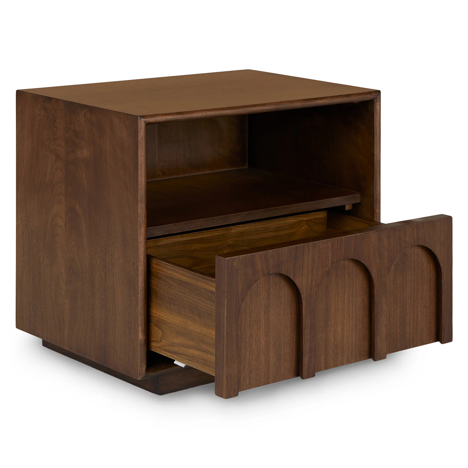 Prima 1-Drawer Nightstand - Walnut | Article