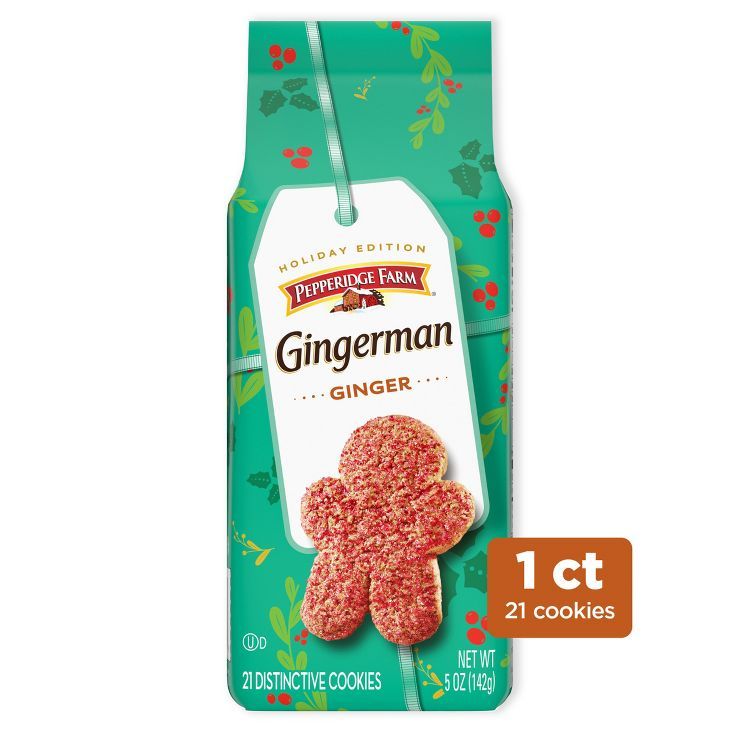 Pepperidge Farm Gingerman Cookies - 5oz | Target