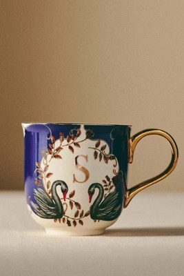 Lou Rota Nature Table Monogram Mug | Anthropologie (US)