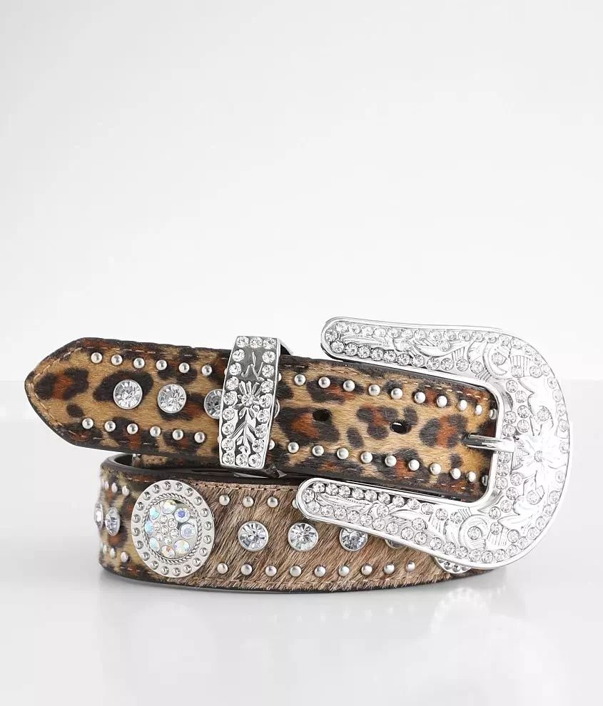 Nocona Leopard Glitz Belt | Buckle