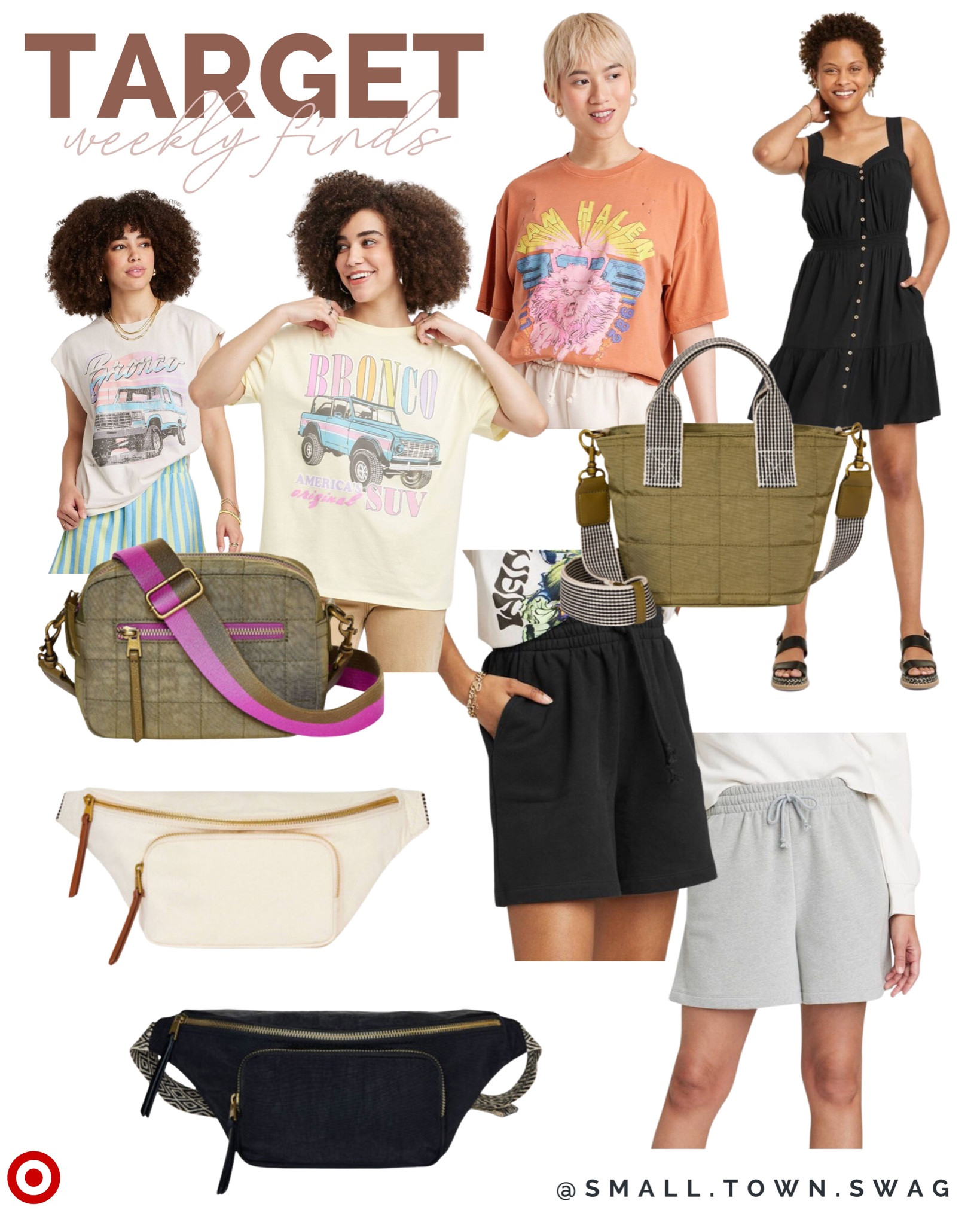 My favorite 30% OFF Target Style finds for  Target Circle week!
.
.
.
Beauty // Travel Outfit // Swimwear // White Dress // Vacation Outfit // Nursery // Sandals // Patio Furniture // Jeans // Summer Outfit // Summer Outfit // spring outfit // summer dress // spring dress // wedding guest // country concert // comfy outfit // casual outfit // athleisure // activewear // Gifts for mom // gifts for mothers // Mother’s Day // Target deals // target finds // target fashion // target style // shorts // jog shorts // graphic tee // gifts for her // sweat shorts // button down tee // target tee // wild fable // universal thread// grayson collective // joy lab // cat & jack // neutral fashion // neutral style// mom style // mom fashion // stay at home mom style // sahm style // sham // concert // country concert // target sale // bum bag // purses // crossbody // comfy outfit // comfy outfits // comfy mom life // comfy mom style // jog shorts // graphic tee // band tee // target dress // target purses 

#LTKBacktoSchool #LTKstyletip #LTKsalealert