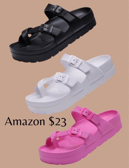 Go to Sandler! Hello affordable summer look! #amazon 

#LTKSeasonal #LTKsalealert